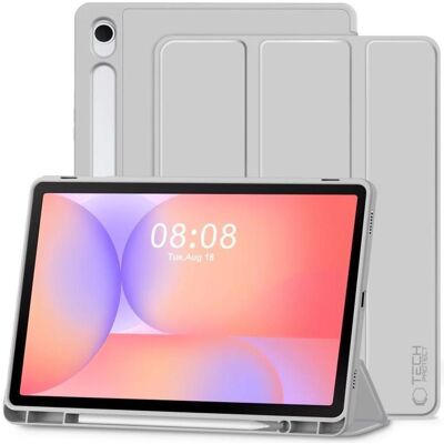 Tech-Protect SC Pen Galaxy TAB S9 11.0 / S9 FE / S10 FE / S10 LITE Szary (Samsung Galaxy Tab S10 FE, Samsung Galaxy Tab S10 Lite, Samsung Galaxy Tab S9 FE), Tablet Hülle, Grau, Silber Tech-Protect SC Pen Galaxy TAB S9 11.0 / S9 FE / S10 FE / S10 LITE Szary (Samsung Galaxy Tab S10 FE, Samsung Galaxy Tab S10 Lite, Samsung Galaxy Tab S9 FE), Tablet Hülle, Grau, Silber