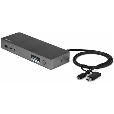 StarTech DK30C2DPPDUE (USB-C, 4 Ports), Dockingstation + USB Hub, Schwarz StarTech DK30C2DPPDUE (USB-C, 4 Ports), Dockingstation + USB Hub, Schwarz