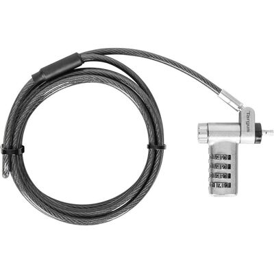 Targus ASP96RGLX, 2 m, Zahlenschloss, Galvanisiertes Stahl, Silber, Notebook Security, Silber Targus ASP96RGLX, 2 m, Zahlenschloss, Galvanisiertes Stahl, Silber, Notebook Security, Silber