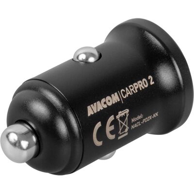Avacom CarPRO 2 nabÃjeÄka do auta s Power Delivery, Auto Adapter, Schwarz Avacom CarPRO 2 nabÃjeÄka do auta s Power Delivery, Auto Adapter, Schwarz