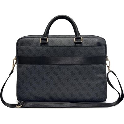 Guess Torba Torba 4G Round 4G & Classic Logos Stripe 16” czarny (16"), Notebooktasche, Schwarz Guess Torba Torba 4G Round 4G & Classic Logos Stripe 16” czarny (16"), Notebooktasche, Schwarz