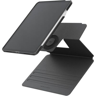 Uniq Case Rovus Snapmount Magnetic 360 Rotating Detachable for iPad Air 11" (M2/M3) / iPad Air 10.9 (Apple iPad Air 11 2024, Apple iPad Air 11 2025, Apple iPad Air 2020, Apple iPad Air 2022), Tablet Hülle, Silber, Grau Uniq Case Rovus Snapmount Magnetic 360 Rotating Detachable for iPad Air 11" (M2/M3) / iPad Air 10.9 (Apple iPad Air 11 2024, Apple iPad Air 11 2025, Apple iPad Air 2020, Apple iPad Air 2022), Tablet Hülle, Silber, Grau