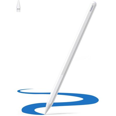 Baseus Rysik Bezvadu Bluetooth stylus PS3 Pro iPad ar vadu uzladi balts B0004A01 (6932172692353), Stylus, Weiss Baseus Rysik Bezvadu Bluetooth stylus PS3 Pro iPad ar vadu uzladi balts B0004A01 (6932172692353), Stylus, Weiss