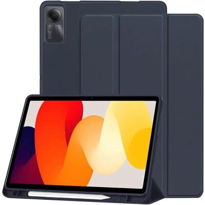 Techsuit - Flex Trifold (with Pencil Holder) - Xiaomi Redmi Pad SE 11 - Dark Blue (Xiaomi Redmi Pad SE), Tablet Hülle, Blau Techsuit - Flex Trifold (with Pencil Holder) - Xiaomi Redmi Pad SE 11 - Dark Blue (Xiaomi Redmi Pad SE), Tablet Hülle, Blau