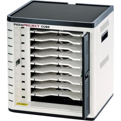 Parat Paraproject CUBE U10 für 10 Tablets Charge&Sync EU-Version ink USB-C Kabel - komp. mit Geräten di..., Notebookwagen, Schwarz, Weiss Parat Paraproject CUBE U10 für 10 Tablets Charge&Sync EU-Version ink USB-C Kabel - komp. mit Geräten di..., Notebookwagen, Schwarz, Weiss
