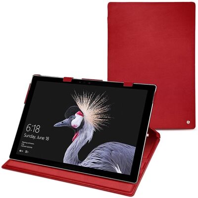 Noreve Lederschutzhülle vertikal (Microsoft Surface Pro 5), Tablet Hülle, Rot Noreve Lederschutzhülle vertikal (Microsoft Surface Pro 5), Tablet Hülle, Rot