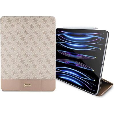 Guess GUFCP12PS4SGP iPad Pro 12.9" ró?owy/pink 4G Stripe Allover (Apple iPad mini 2021, Apple iPad Pro 12.9 2020), Tablet Hülle, Rosa, Pink Guess GUFCP12PS4SGP iPad Pro 12.9" ró?owy/pink 4G Stripe Allover (Apple iPad mini 2021, Apple iPad Pro 12.9 2020), Tablet Hülle, Rosa, Pink