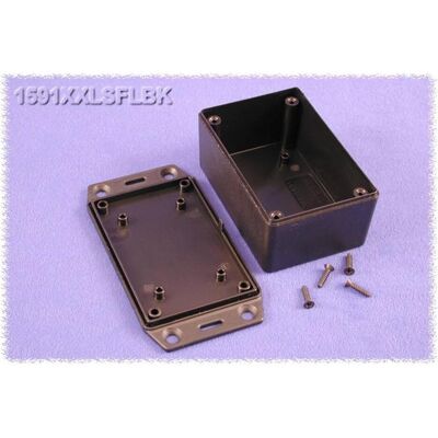 Hammond Universal-Gehäuse. (Gehäuse), Elektronikzubehör + Gehäuse, Schwarz Hammond Universal-Gehäuse. (Gehäuse), Elektronikzubehör + Gehäuse, Schwarz