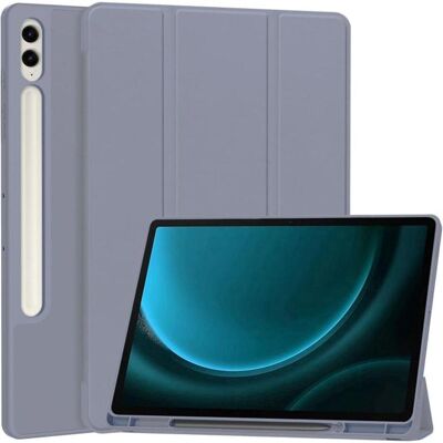 Techsuit - Flex Trifold (with Pencil Holder) - Samsung Galaxy Tab S9 FE Plus - Purple (Samsung Galaxy Tab S9 FE), Tablet Hülle, Violett Techsuit - Flex Trifold (with Pencil Holder) - Samsung Galaxy Tab S9 FE Plus - Purple (Samsung Galaxy Tab S9 FE), Tablet Hülle, Violett