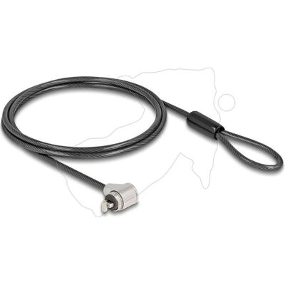 Delock Navilock Laptop Schloss mit Schlüssel für Standard Kensingto, Notebook Security, Silber, Schwarz Delock Navilock Laptop Schloss mit Schlüssel für Standard Kensingto, Notebook Security, Silber, Schwarz