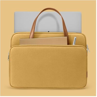 tomtoc Premium H21 (14", Apple, Universal), Notebooktasche, Gelb tomtoc Premium H21 (14", Apple, Universal), Notebooktasche, Gelb