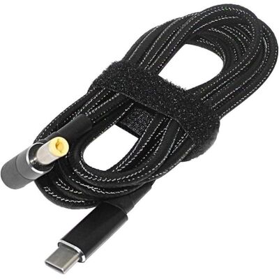PowerGuard USB-C Notebook PD Fast Charge 1.8m DC Barrel (5.5 x 2.5mm) 100W (100 W), Notebook Netzteil, Schwarz PowerGuard USB-C Notebook PD Fast Charge 1.8m DC Barrel (5.5 x 2.5mm) 100W (100 W), Notebook Netzteil, Schwarz