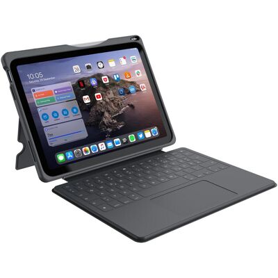Deqster Smart Rugged Plus Keyboard Ipad (DE), Tablet Tastatur, Grau Deqster Smart Rugged Plus Keyboard Ipad (DE), Tablet Tastatur, Grau