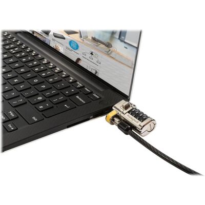 Dell cable lock Black, Chrome 1.8 m, Notebook Security, Schwarz Dell cable lock Black, Chrome 1.8 m, Notebook Security, Schwarz
