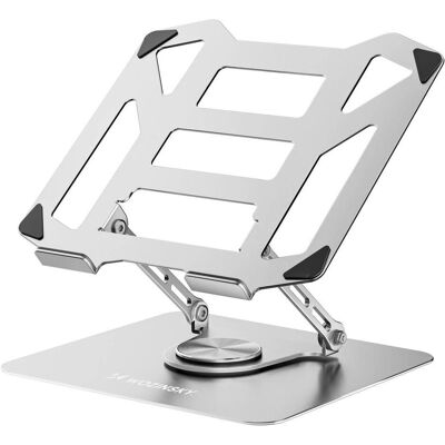 Wozinsky Podstawka WDCX-X19-AB HardStand z obrotem 360° pod laptopa i tablet - srebrna, Notebook Ständer, Silber Wozinsky Podstawka WDCX-X19-AB HardStand z obrotem 360° pod laptopa i tablet - srebrna, Notebook Ständer, Silber