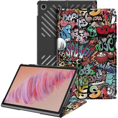 Techsuit - FoldPro - Lenovo Tab Plus - Urban Vibe (Lenovo Tab Plus), Tablet Hülle, Mehrfarbig Techsuit - FoldPro - Lenovo Tab Plus - Urban Vibe (Lenovo Tab Plus), Tablet Hülle, Mehrfarbig