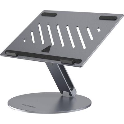 4smarts Laptop / Tablet Ständer ErgoPro mit 6in1 USB-C Dock, Notebook Ständer, Grau 4smarts Laptop / Tablet Ständer ErgoPro mit 6in1 USB-C Dock, Notebook Ständer, Grau