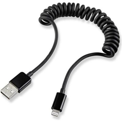 Renkforce Apple Lightning Spiralkabel für Apple iPod/iPad/iPhone (0.95 m, USB 2.0, 2.50 W), USB Kabel Renkforce Apple Lightning Spiralkabel für Apple iPod/iPad/iPhone (0.95 m, USB 2.0, 2.50 W), USB Kabel
