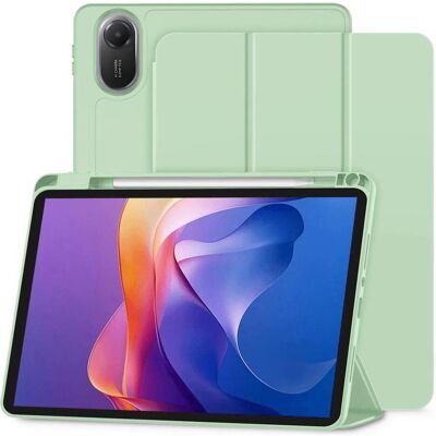 Techsuit - Flex Trifold (with Pencil Holder) - Xiaomi Redmi Pad 2 - Matcha Green (Xiaomi Redmi Pad 2), Tablet Hülle, Grün Techsuit - Flex Trifold (with Pencil Holder) - Xiaomi Redmi Pad 2 - Matcha Green (Xiaomi Redmi Pad 2), Tablet Hülle, Grün