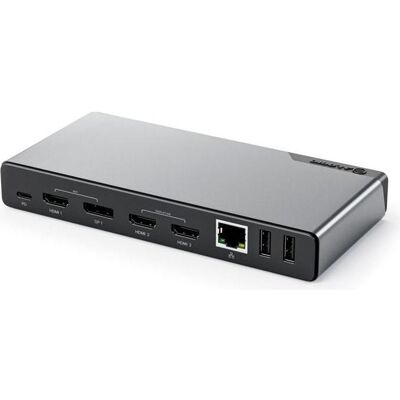 Alogic Quad Display Universal Docking (USB-C, 14 Ports), Dockingstation + USB Hub, Grau Alogic Quad Display Universal Docking (USB-C, 14 Ports), Dockingstation + USB Hub, Grau