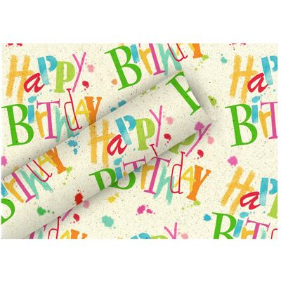 Braun + Company, Geschenkverpackung, Geschenkpapier-Rolle By Nature Graspapier Birthday Dance (1x) Braun + Company, Geschenkverpackung, Geschenkpapier-Rolle By Nature Graspapier Birthday Dance (1x)