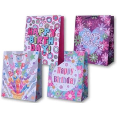 Panorama, Geschenkverpackung, Dekorative laminierte Tasche PL-6 mittlerer Geburtstag Panorama, Geschenkverpackung, Dekorative laminierte Tasche PL-6 mittlerer Geburtstag