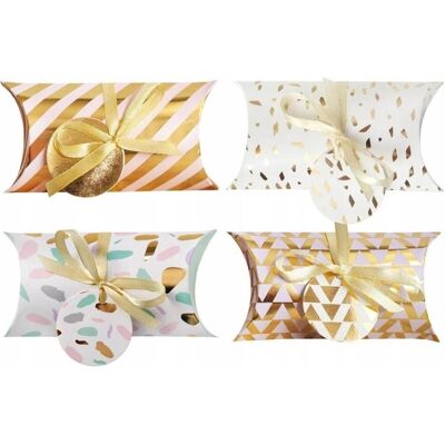 Incood, Geschenkverpackung, Geschenkbox 15x7 Pastellgold 8 Stk (8x) Incood, Geschenkverpackung, Geschenkbox 15x7 Pastellgold 8 Stk (8x)