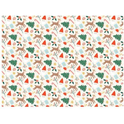 Partydeco, Geschenkverpackung, Wrapping paper - Merry Christmas, 70x200 cm (1 pkt / 1 pc.) (1x) Partydeco, Geschenkverpackung, Wrapping paper - Merry Christmas, 70x200 cm (1 pkt / 1 pc.) (1x)