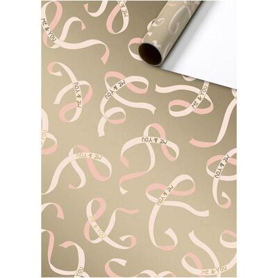 Stewo, Geschenkverpackung, Geschenkpapier 70x150cm Dorina beige hell Stewo, Geschenkverpackung, Geschenkpapier 70x150cm Dorina beige hell