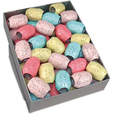 Pattberg, Geschenkverpackung, Geschnenkbänder Geburtstag 50 Stück mehrfarbig Pattberg, Geschenkverpackung, Geschnenkbänder Geburtstag 50 Stück mehrfarbig