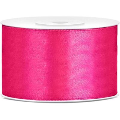 Partydeco, Geschenkverpackung, Satinband 38mm Himbeere (25m) (1x) Partydeco, Geschenkverpackung, Satinband 38mm Himbeere (25m) (1x)