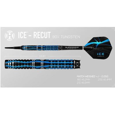 Harrows ICE Recut 90% Softip Darts Harrows ICE Recut 90% Softip Darts