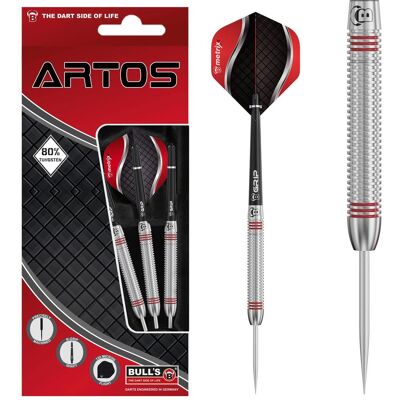 Bull's Artos AR3 Steeldart, Red 80% Tungsten (24 g) Bull's Artos AR3 Steeldart, Red 80% Tungsten (24 g)