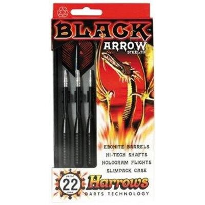 Harrows Darts Steeltip Black ARROW 3x19gr Harrows Darts Steeltip Black ARROW 3x19gr