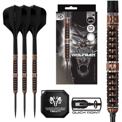 Harrows Wolfram Trinity Steeldarts (22 g) Harrows Wolfram Trinity Steeldarts (22 g)
