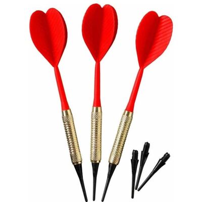 Best Sporting Plastikowe rzutkido darta 3 szt. - czerwone Best Sporting Plastikowe rzutkido darta 3 szt. - czerwone