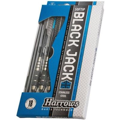 Harrows Black Jack Softip Darts (20 g) Harrows Black Jack Softip Darts (20 g)