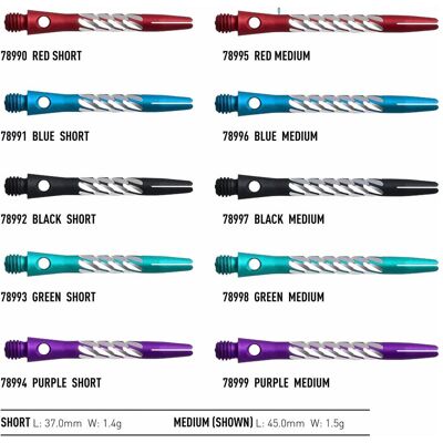 Unicorn Premier Aluminium Shaft (M (45 mm)) Unicorn Premier Aluminium Shaft (M (45 mm))