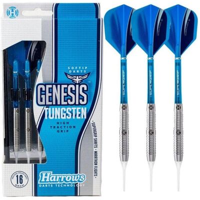 Harrows Genesis Tungsten Softip Darts (18 g) Harrows Genesis Tungsten Softip Darts (18 g)