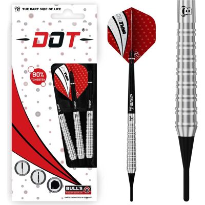BULLS D3 Tungsten Soft Dart - Silber - Dart BULLS D3 Tungsten Soft Dart - Silber - Dart
