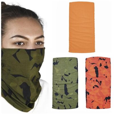 Oxford, Unisex, Sturmhaube + Halsschlauch, Comfy Havoc Orange 3-Pack, Orange, One Size Oxford, Unisex, Sturmhaube + Halsschlauch, Comfy Havoc Orange 3-Pack, Orange, One Size