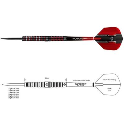 Harrows Wolfram Infinity 97 % Steeltip-Darts (21 g) Harrows Wolfram Infinity 97 % Steeltip-Darts (21 g)