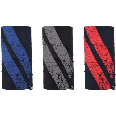 Oxford, Unisex, Sturmhaube + Halsschlauch, Graphite Stripe Comfy 3-Pack, Blau, Rot, Schwarz, Grau, One Size Oxford, Unisex, Sturmhaube + Halsschlauch, Graphite Stripe Comfy 3-Pack, Blau, Rot, Schwarz, Grau, One Size