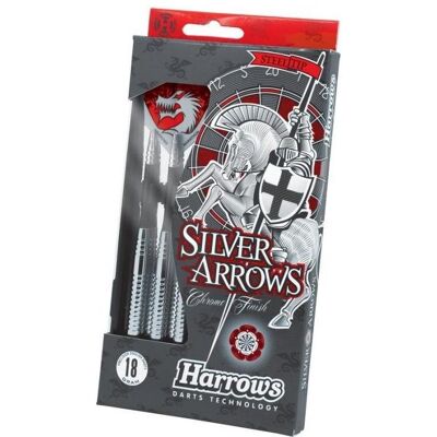 Harrows Darts Stahlspitze Silber PFEILE 3x18gR (18 g) Harrows Darts Stahlspitze Silber PFEILE 3x18gR (18 g)