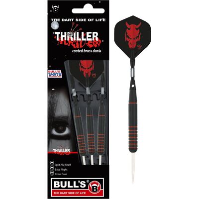 Bulls Thriller Steel Dart - 23g - Unisex - Schwarz - Dart Bulls Thriller Steel Dart - 23g - Unisex - Schwarz - Dart