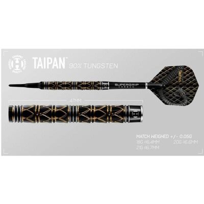 Harrows Darts Taipan 90% Softip 21g 3 Stk (21 g) Harrows Darts Taipan 90% Softip 21g 3 Stk (21 g)