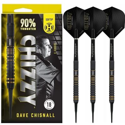 Harrows Chizzy Dave Chisnall Darts 3 90% Softip (18 g) Harrows Chizzy Dave Chisnall Darts 3 90% Softip (18 g)