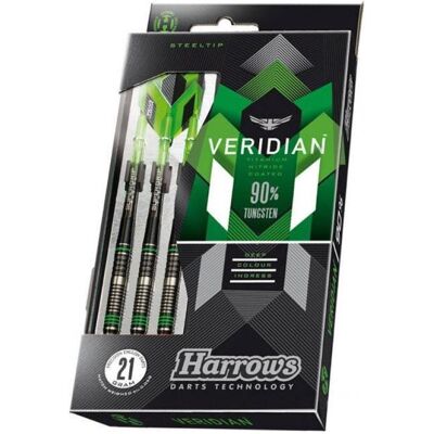 Harrows Veridian 90% Steeltip Darts (26 g) Harrows Veridian 90% Steeltip Darts (26 g)