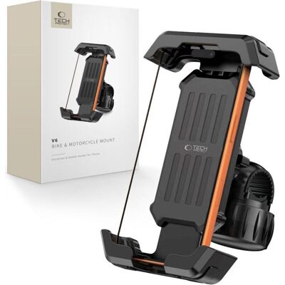 Tech-Protect V6 Universaler Fahrrad- Und Motorradhalter Schwarz, Smartphone Halterung, Schwarz Tech-Protect V6 Universaler Fahrrad- Und Motorradhalter Schwarz, Smartphone Halterung, Schwarz