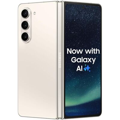 Samsung Galaxy Z Fold 5 (512 GB, Cream, 7.60", SIM + eSIM, 5G), Smartphone, Beige Samsung Galaxy Z Fold 5 (512 GB, Cream, 7.60", SIM + eSIM, 5G), Smartphone, Beige